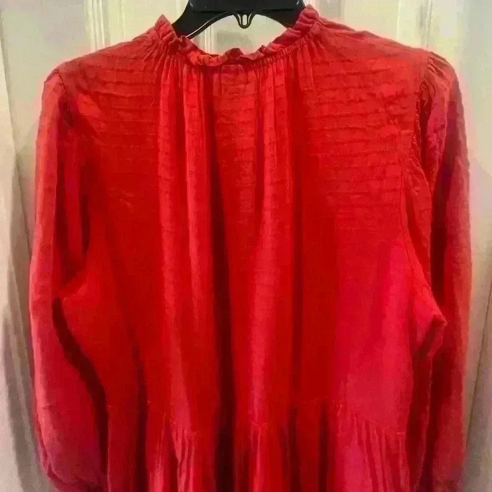 Universal Threads red dress with high neck. Size Small. Worn one time. - Picture 6 of 7